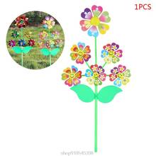 6 Wheel Cartoon Windmill Toys Whirligig Wind Spinner Pinwheel Yard Garden Decoration DIY Craft N25 20 Dropshipping 2024 - buy cheap