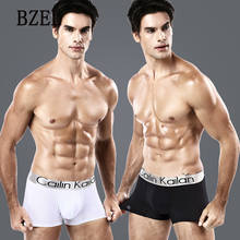 2 pçs/lote roupa interior dos homens boxers sexy macio boxer para homens calcinha confortável boxeador bokserki masculino boxershorts 2024 - compre barato