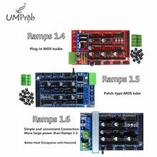 Painel de controle de expansão, rampas 1.6 com dissipador de calor atualizado, 1.4/1.5 para impressora 3d arduino 2024 - compre barato