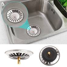 Kitchen Stainless Steel Basin Drain Dopant Sink Strainer Basket Waste Filter 2024 - buy cheap