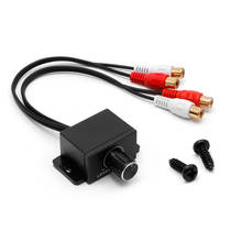 Универсальный автомобильный аудио усилитель бас RCA уровень дистанционного управления громкостью ручка LC-1 Новый E7CA 2024 - купить недорого