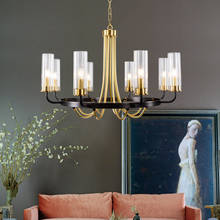 Modern novelty LED living room chandelier lighting Nordic luxury copper chandelier golden dining room bedroom decorative lamps 2024 - buy cheap