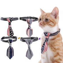 cat collar necktie kitten products for pets dog accessories chihuahua necklace with bell breakaway collar for small dogs supply 2024 - buy cheap