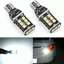 2x W16W T15 LED Bulbs 2835 DC12V 15SMD Canbus OBC Error Free Backup Light 921 912 Bulb Car Reverse Lamp Xenon White Super Bright 2024 - buy cheap