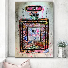 Graffiti Perfume Street Art Canvas Print Painting Wall Picture Modern Fashion Women Living Room Home Decoration Poster 2024 - buy cheap