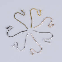 100Pcs/Lot 21*12mm Diy Ear Wire Earrings Earwire Findings Accessories Earring Clasps Hooks For Jewelry Making Supplies 2024 - buy cheap
