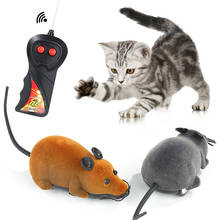Забавные игрушки для кошек, Беспроводная электронная крысиная мышь с дистанционным управлением, кошки для домашних животных-мышки, игрушка для домашних животных, кошки, интересные подарки, интерактивные игрушки для кошек 2024 - купить недорого