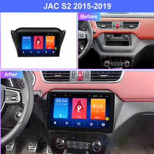 Автомобильный мультимедийный плеер, 64 ГБ, Android 10,0, GPS, для JAC S2 2015 2019, магнитофон, Авторадио, навигация, стерео, головное устройство 2024 - купить недорого