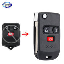 2+1/3 Button ModifIed Folding Fip Remote Key Shell Case fob For Ford Transit Connect Maverick uncut FO38 Blade 2024 - buy cheap