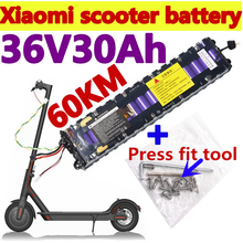 36v 30ah 18650 bateria de lítio 10s3p 30000mah 250w-500w 42v e bicicleta m365 bateria elétrica de trotinette com bms 2024 - compre barato