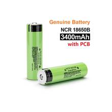 Original 18650 NCR18650B 3400mah Lithium Rechargeable battery 3.7v with PCB For Flashlight batteries 2024 - buy cheap