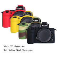 Soft Camera Bag Silicone Case Protective Cover For Nikon Z50 2024 - buy cheap