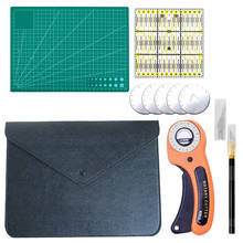 DIY Sewing Kit Set Clothing Sewing Tools Hand Cutting Knife Set Patchwork Cloth Knife Patchwork Ruler Leathercraft Sewing Tool 2024 - buy cheap