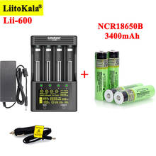 Liitokala carregador de pilhas, para 3.7v li-ion 18650 21700 26650 v aa aaa nimh + ncr18650b 1.2 mah, baterias recarregáveis 2024 - compre barato