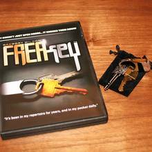 FreaKey By Gregory W (Gimmicks+DVD) Magic Tricks Key Close Up Stage Magic Tricks Tools Mentalism Comedy 2024 - buy cheap