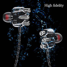 Type-C 3.5mm Jack In-Ear Wired Earphone 3D Stereo Transparent Gaming Headset Hifi Strong Bass Earbuds  For iPhone Huawei Samsung 2024 - buy cheap