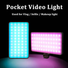 MAMEN 3000-6500K Dual Color LED Lights RGB Video Lamp with Tripod Built-in 4000mAh for Youtube Vlog Selfie Makeup Fill Light 2024 - buy cheap