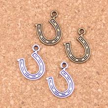 145pcs Charms lucky horseshoe 18x12mm Antique Pendants,Vintage Tibetan Silver Jewelry,DIY for bracelet necklace 2024 - buy cheap