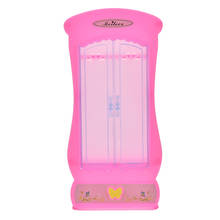 Шкаф-шкаф для одежды, 1 шт., для кукол Барби, принцессы, Dreamhouse, мебель, миниатюрное украшение, розовая детская игрушка 2024 - купить недорого