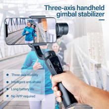 3-осевой ручной карданный стабилизатор, универсальная селфи-палка для смартфона, штатив с Bluetooth-соединением для камеры Gopro, iPhone, Samsung 2024 - купить недорого