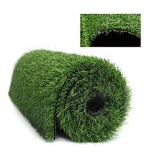Tapete de gramado artificial com 1.5cm de espessura, tapete falso para paisagem, artesanato diy, decoração de chão e jardim ao ar livre 2024 - compre barato