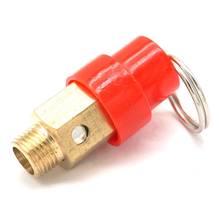 Válvula de segurança bsp para compressor de ar, válvula de alívio de pressão, válvula de liberação pop-off, rosca macho, 1/8 psi, 114 polegadas