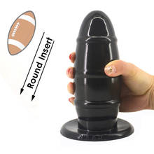 Consolador Anal grande para masturbación, Juguetes sexuales de estimulación con nudo de ventosa, tapón anal, 16,3x6,8 cm, tienda de sexo para mujeres adultas 2024 - compra barato