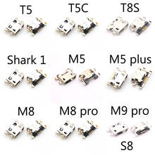 10 unidades para Leagoo T5 T5C M5 M5 Plus M8 M9 Pro Shark 1 S8, puerto de carga de energía, Conector de enchufe, Mini Micro USB 2024 - compra barato