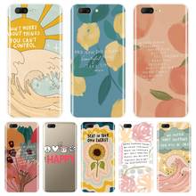 Phone Case Silicone For OnePlus 7 7 Pro 6 6T 5 5T 3 3T Aesthetic Flower Soft Back Cover For One Plus 7 7 Pro 6 6T 5 5T 3 3T 2024 - buy cheap