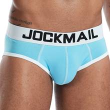 Jockmail 2020 New Shorts Sexy Men Underwear Men Briefs Cotton Underpants Gay Mens briefs Cuecas Men Brief Bikini Man Srting 2024 - buy cheap