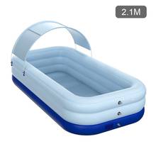 Family Inflatable Swimming Pool Thick Lounge Pool Summer Water Party Supply for Baby Kids Adult for Outdoor Garden Backyard 2024 - buy cheap