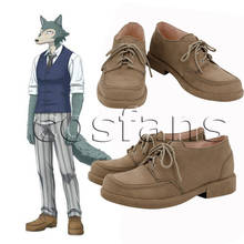 Anime Beastars Wolf Legosi Cosplay Costume Shoes Grey Wolf Mens Short Boots Beastars Haru Rabbit Uniform Outfit Girls Cos Shoes 2024 - buy cheap