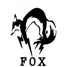 Car Sticker FOX Creative Decorative Pattern Car Window Car Sticker PVC Decal Waterproof Sunscreen Black/White,16cm*13cm 2024 - buy cheap