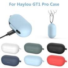 Capa protetora para haylou gt1, proteção de silicone macio para os fones de ouvido sem fio 2024 - compre barato