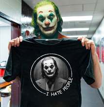2020 футболка унисекс с надписью «I Hate People», Joaquin Phoenix, новинка, крутая футболка с графическим принтом, хипстерские футболки 2024 - купить недорого