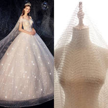 Accesorios de vestido de boda de encaje bordado de lentejuelas onduladas, decoración de vestido de muñeca DIY, combina con arroz blanco 2024 - compra barato
