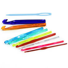 Plastic Crochet Acrylic Crochet Hooks Needles Knitting Needle Weave Craft Yarn Sewing Tools DIY Crafts Weave Knitting Tools 2024 - buy cheap