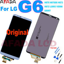 Оригинальный дисплей для LG G6, сенсорный экран с рамкой для LG G6, сменный ЖК-дисплей H870, H870DS, H873, H872, LS993, VS998, US997, ЖК-дисплей 2024 - купить недорого