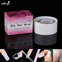 Monja Nail Art Fiberglass Strong Protect Finger Silk Nail Wrap Self Adhesive Reinforce Extension Guide Sticker Manicure Tool 2024 - buy cheap