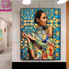 5D Diamond Painting Modern fashion woman DIY Cross stitch full drill diamond painting Gift Embroidery Diamonds Mosaic Home Decor 2024 - buy cheap