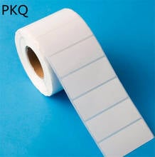 1 Roll  Blank White barcode Label Sticker Paper Label for Heat transfer printer 2024 - buy cheap