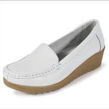 women genuine leather mother shoes woman flats causal ballet flats woman shoes flexible outdoor loafer slip-on boat shoes 6608 2024 - buy cheap