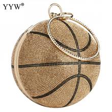 Luxury Basketball Diamond Ball Clutch Bags Design Women Party Purses and Handbag Female Totes Shoulder Chain Bag Basketball Bag 2024 - buy cheap