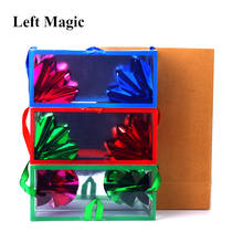 Mini Dream Bag / Appearing Flower Box (13*6.2*6.2cm)  Magic Tricks Super Delux Bag Appearing Flower Empty From Box Magic Props 2024 - buy cheap
