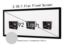 Pantalla transparente de sonido Diagonal HD de 92 pulgadas, pantallas de proyector de montaje en pared plano de marco fijo 2,35: 1 2024 - compra barato