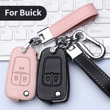 Leather Car Key Case Auto Key Protection Cover for Chevrolet Buick LaCROSSE Car Holder Shell Colorful Car-Styling Accessories 2024 - buy cheap