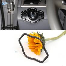 For Audi A4 B8 A5 Q5 2010 2011 2012 2013 2014 2015 2016 Carbon Fiber Headlight Switch Button Frame Cover Trim 2024 - buy cheap