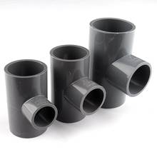 25*20mm To 63*20mm Grey Reducing Tee Connector Garden Irrigation Fish Tank Supplie Water PVC Pipe Joints Aquariums Accessories 2024 - buy cheap