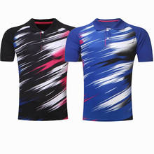 Новинка! быстросохнущие футболки для бадминтона Для мужчин/Для женщин, рубашки, одежда для настольного тенниса, настольный теннис футболки, спортивные рубашки-поло, для гольфа 2024 - купить недорого