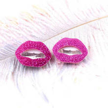 Модные Акриловые серьги для женщин, цвет: золото, розовый 2024 - купить недорого